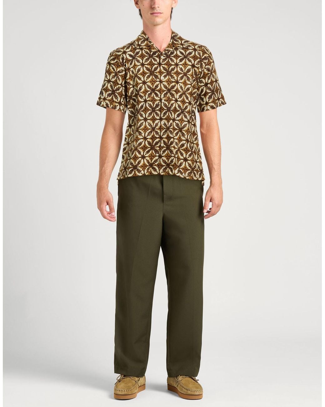 Camisa Universal Works de hombre de color Brown