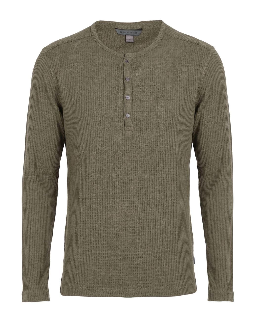 John Varvatos Green Military T-Shirt Cotton, Polyester for men