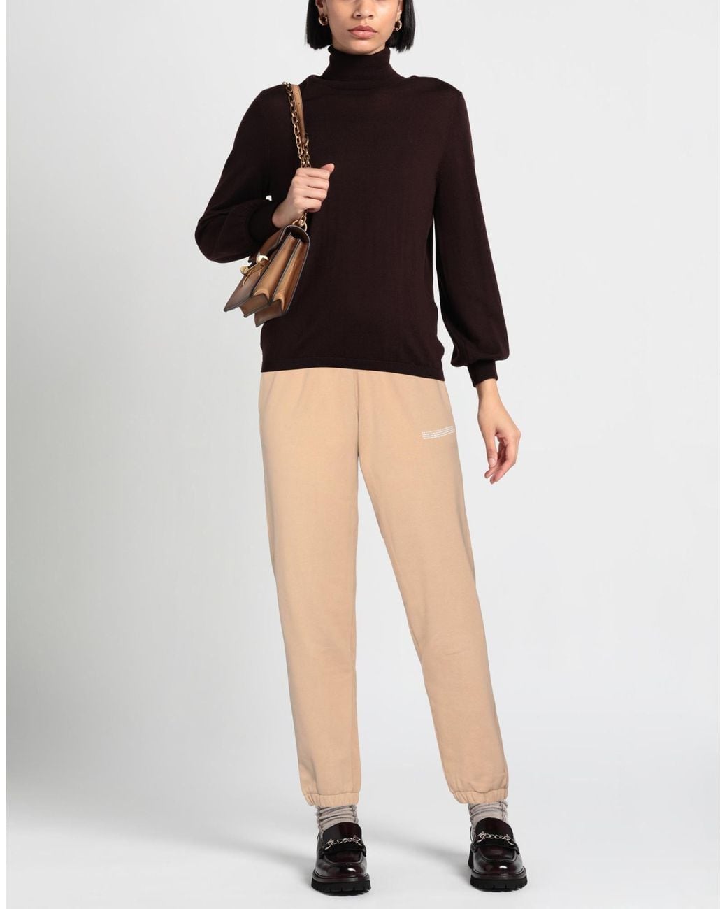 Ballantyne Natural Camel Pants Cotton