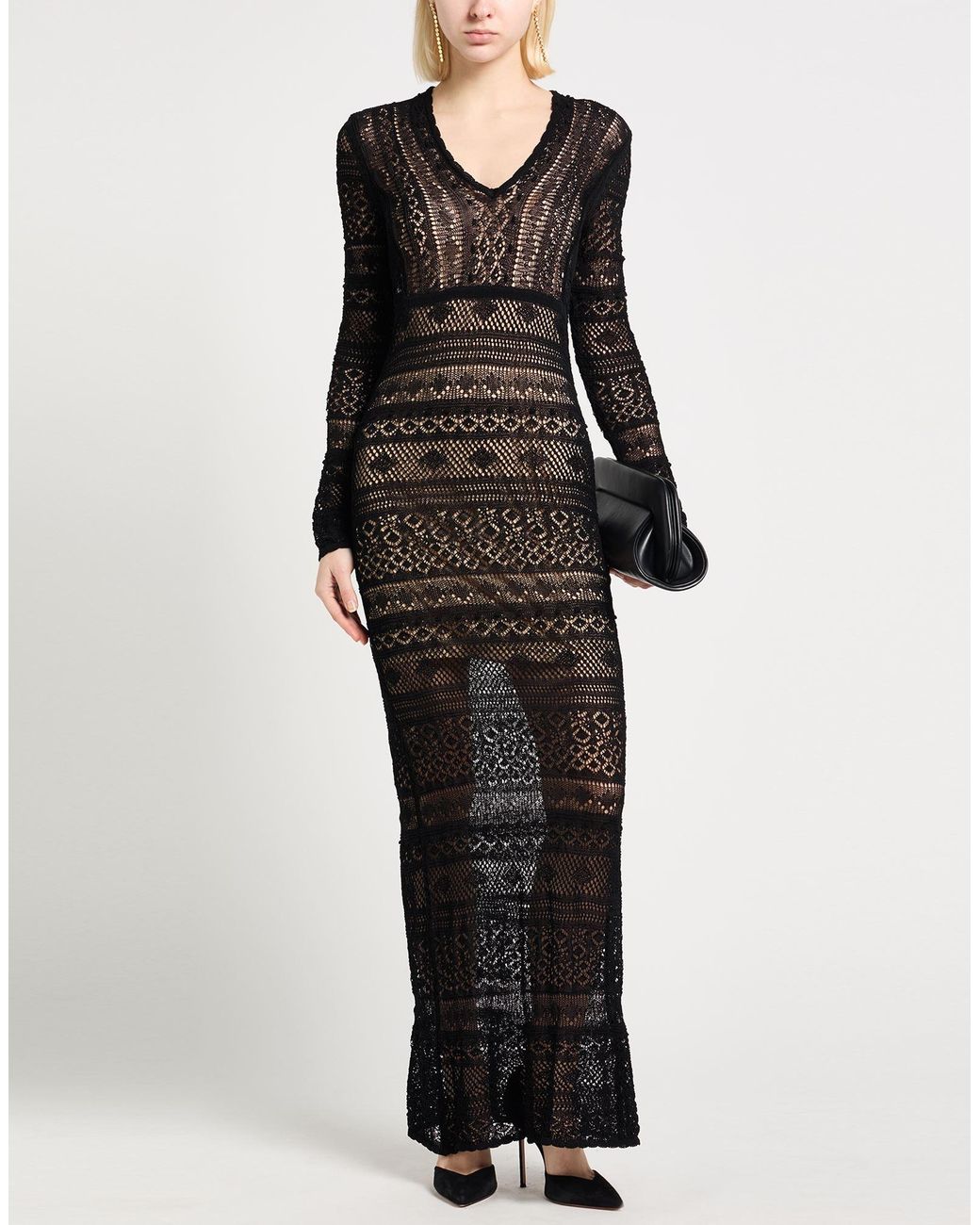Twinset Black Maxi Dresses