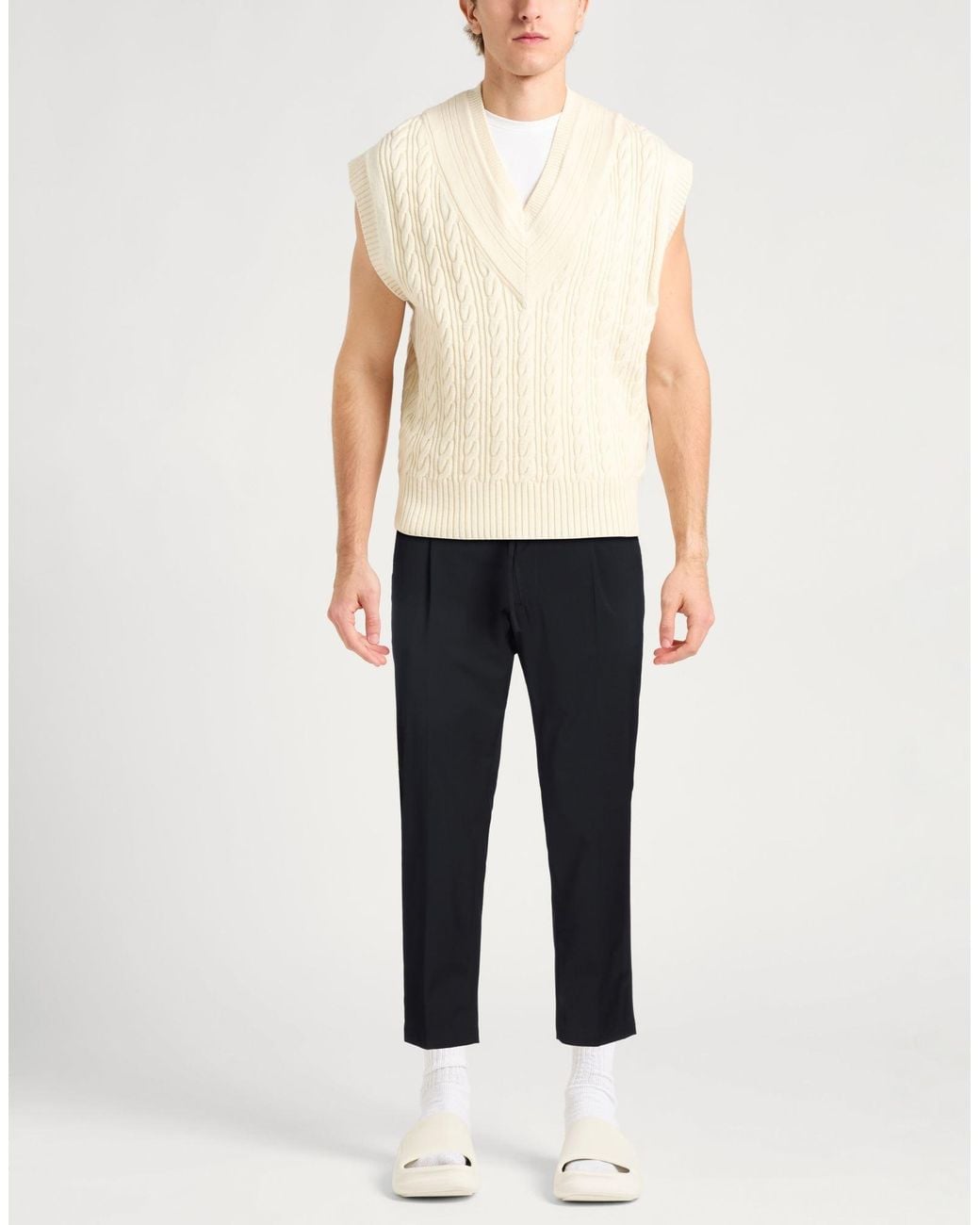 Paolo Pecora Blue Trouser for men