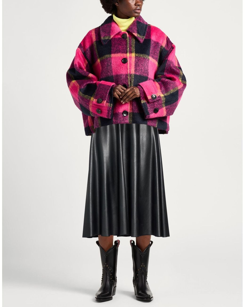 Carla G Black Midi Skirt Polyester