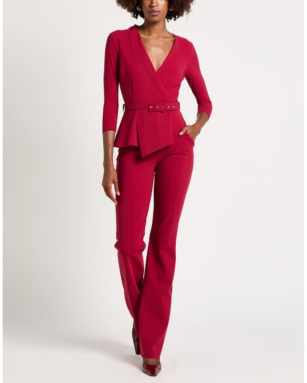 La Petite Robe Di Chiara Boni Red Jumpsuit