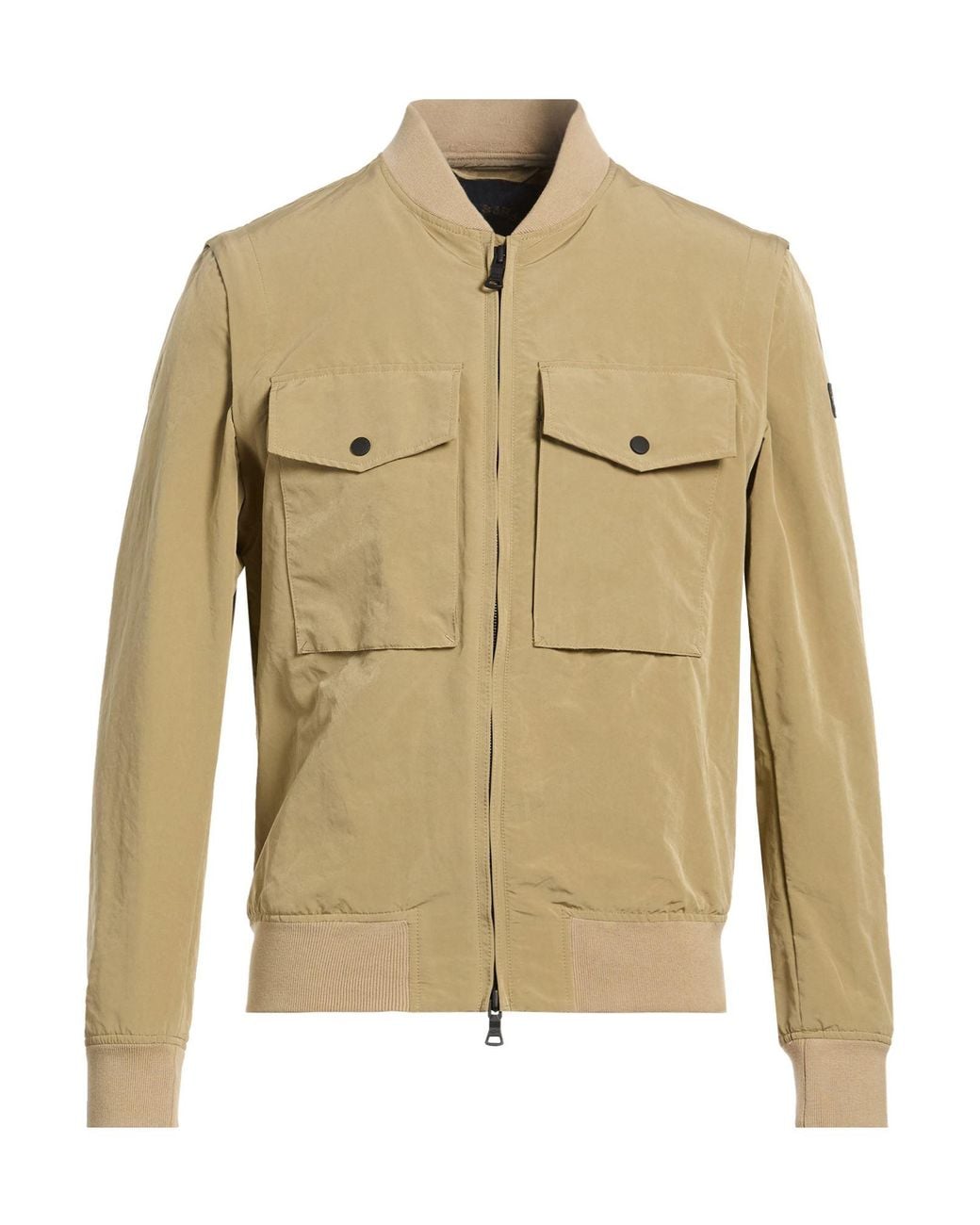Paul & Shark Natural Khaki Jacket Polyester, Nylon for men