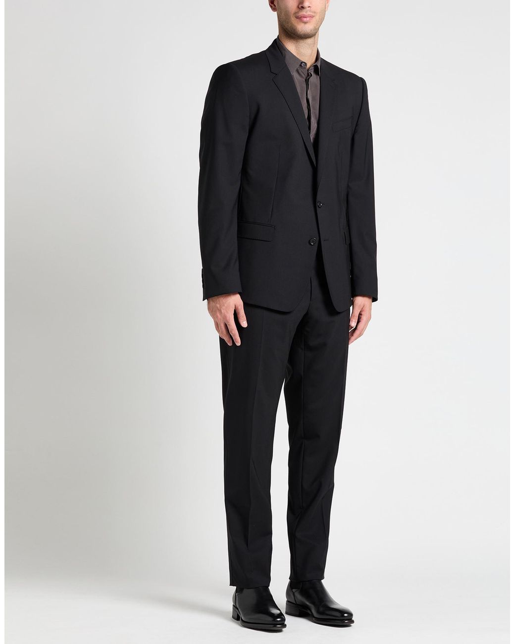 Dolce & Gabbana Blue Suit Virgin Wool, Elastane for men
