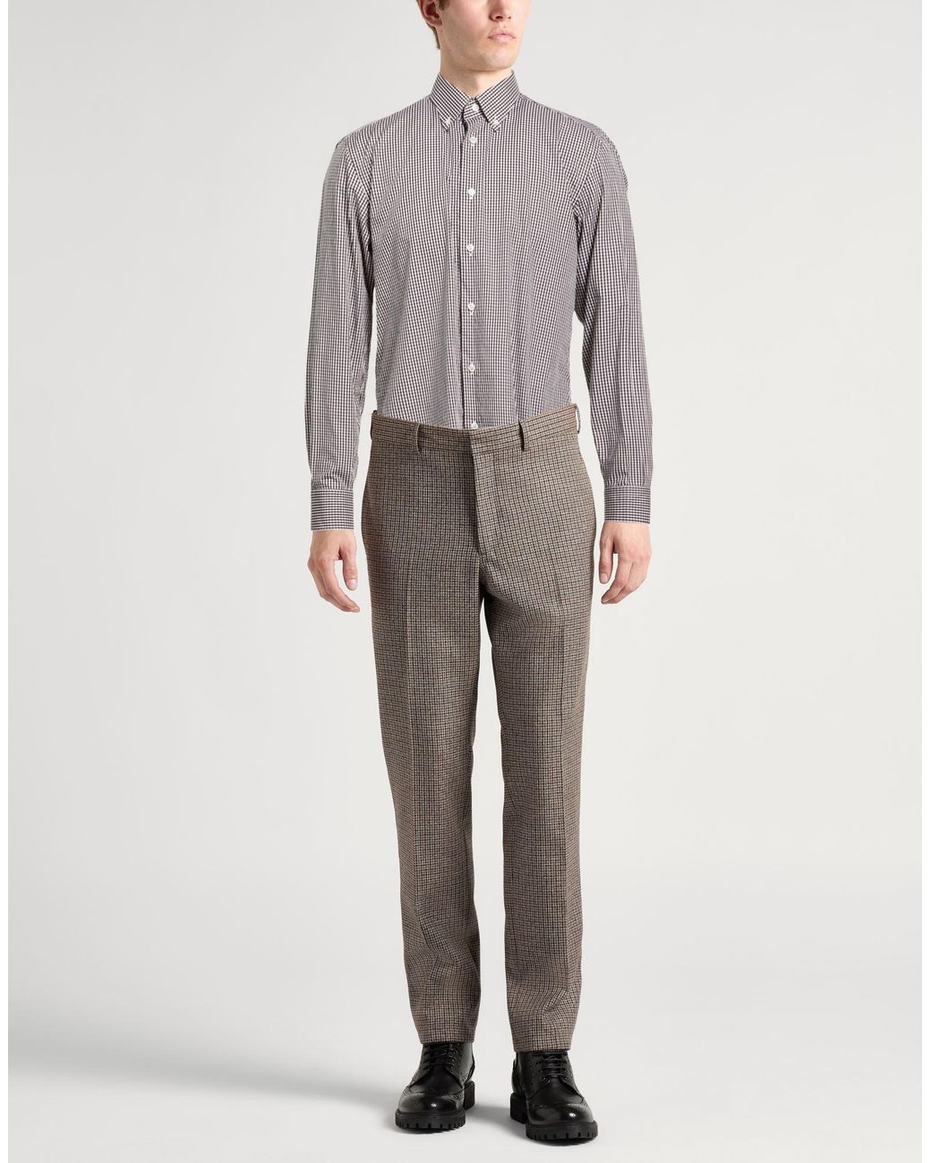 Camisa Brioni de hombre de color Gray