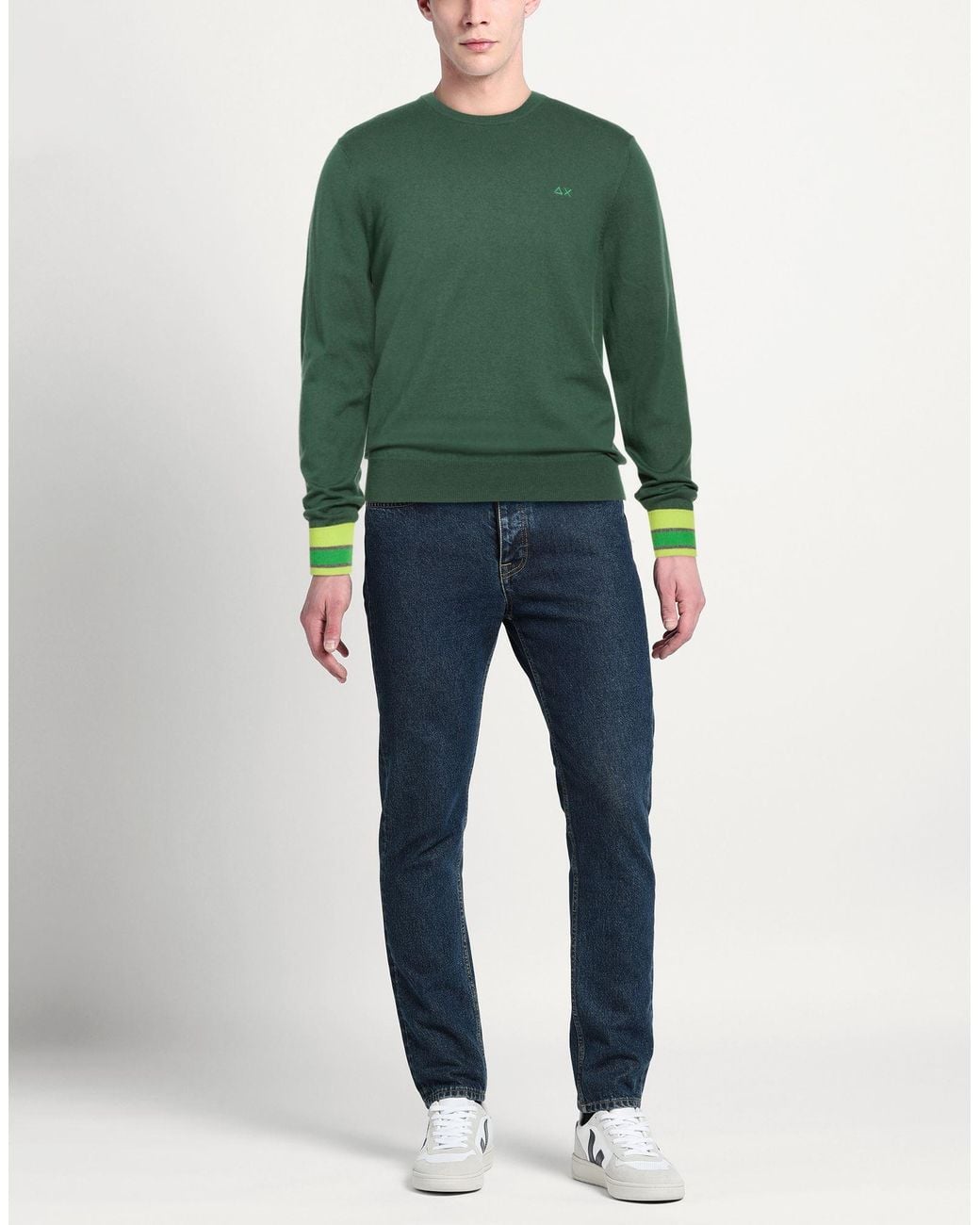 Sun 68 Green Jumper for men