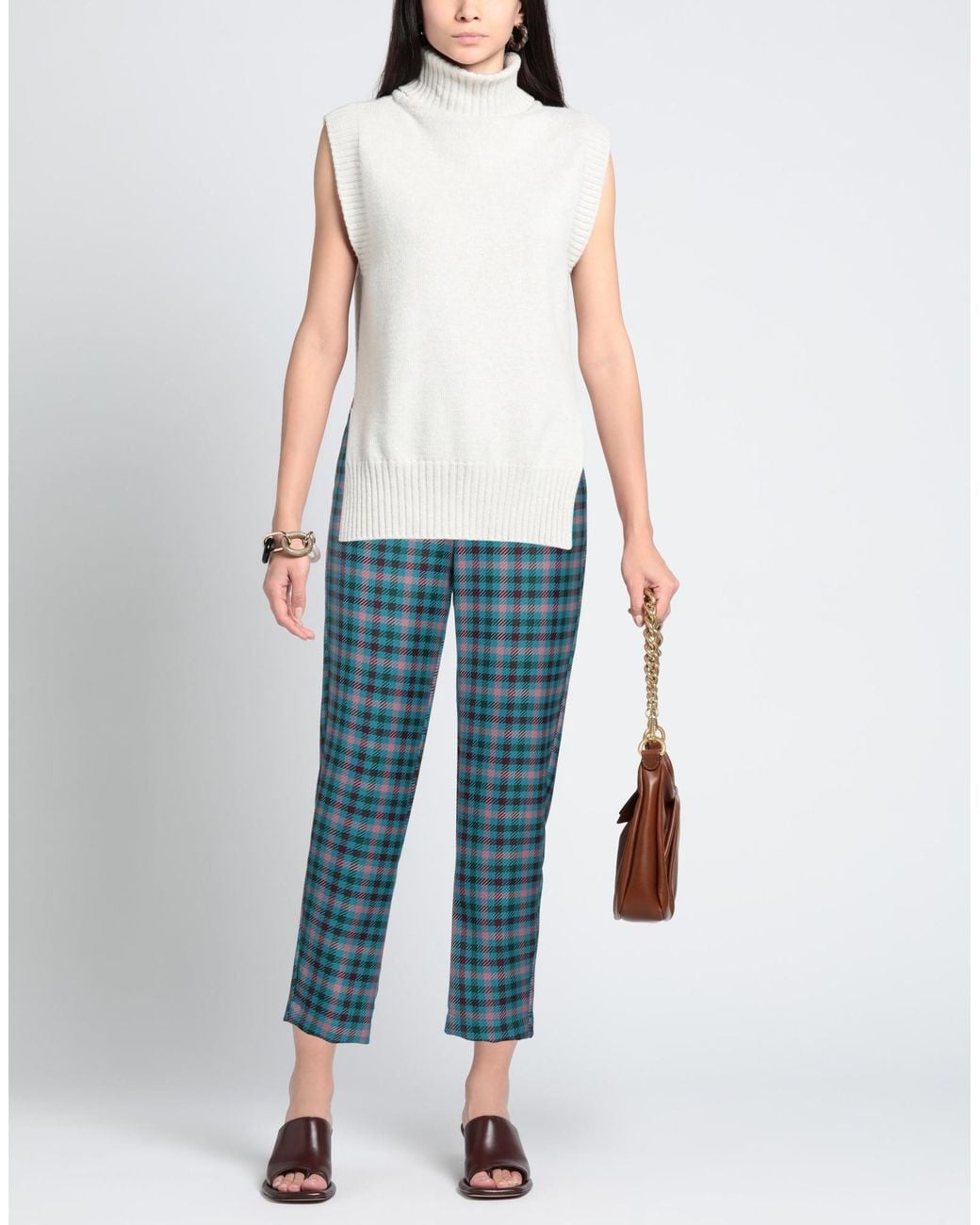Semicouture Blue Pants