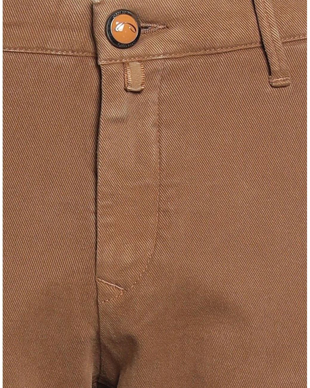 Jacob Cohen Brown Pants Cotton, Elastane for men