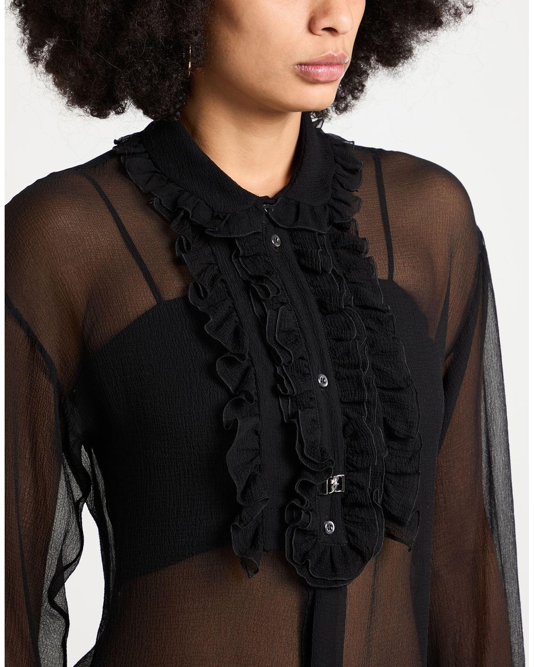 DSquared² Black Shirt Silk