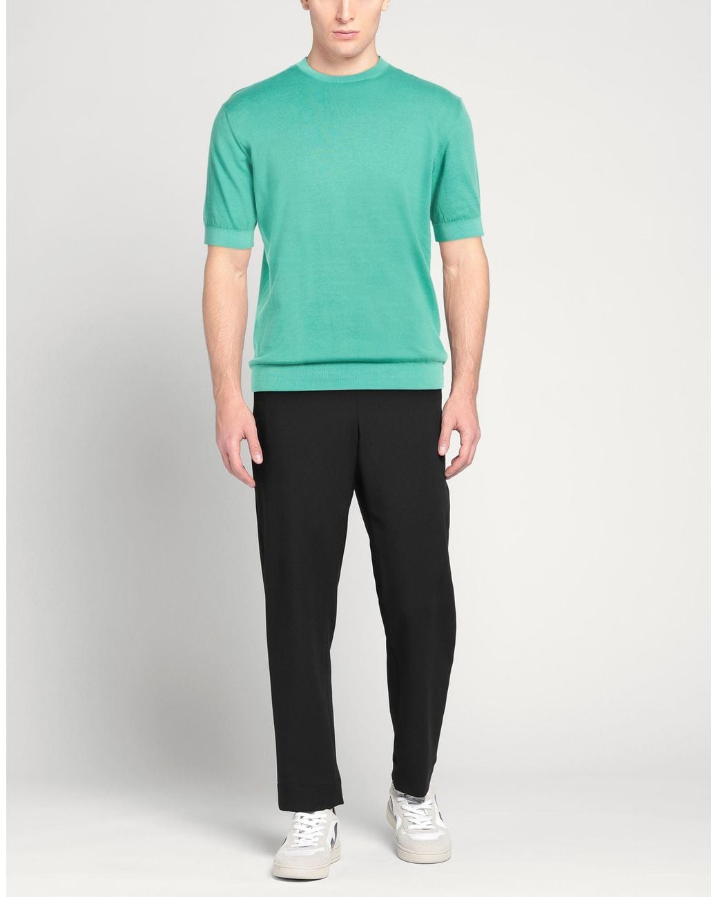 FILIPPO DE LAURENTIIS Green Sweater Cotton for men
