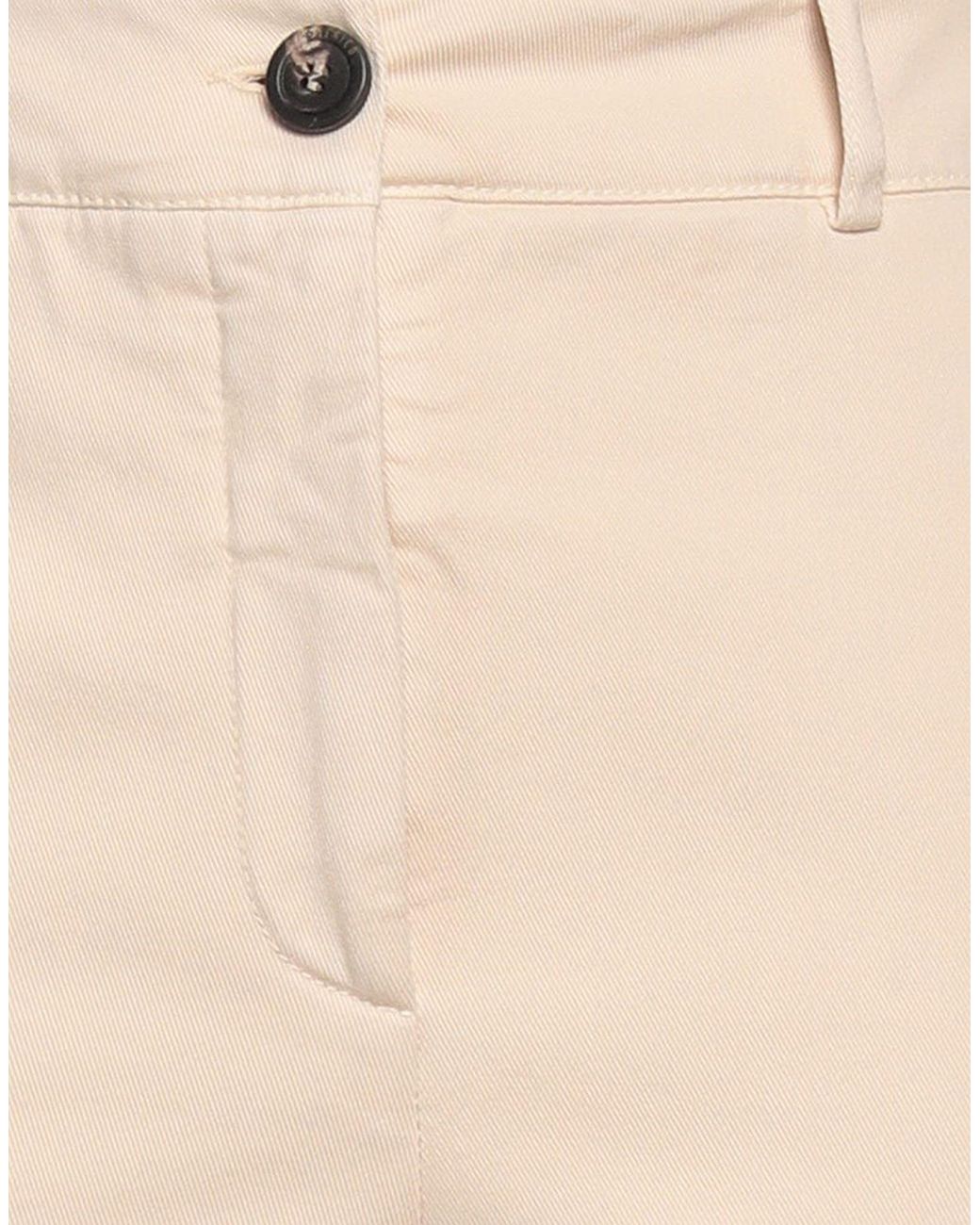 Peserico Natural Pants Cotton, Elastane