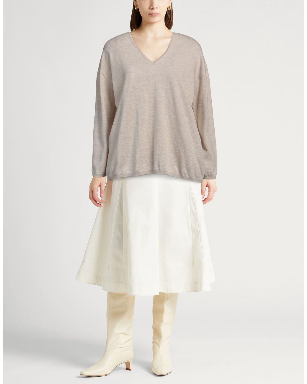 Max Mara Natural Sweater Cashmere