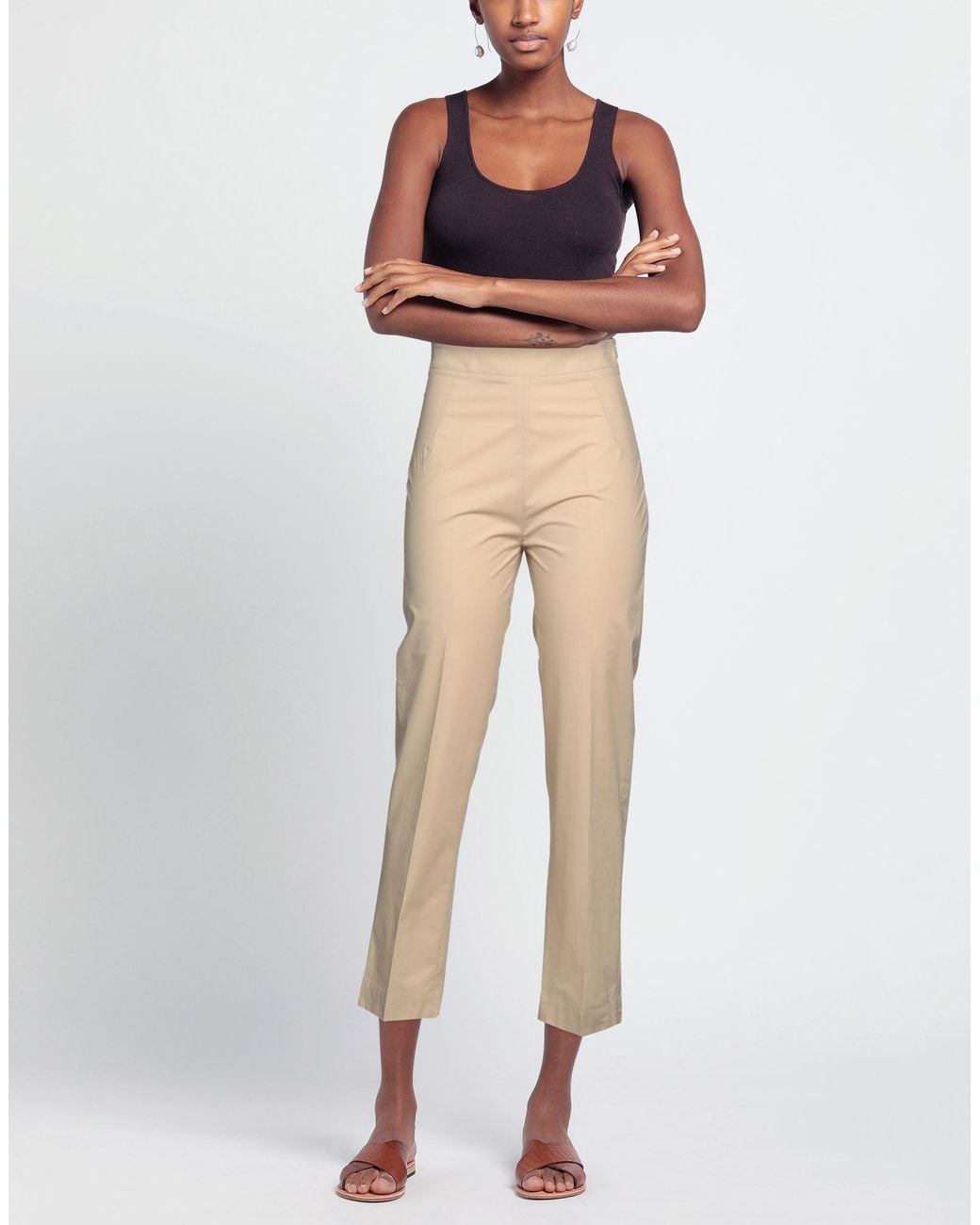 Gentry Portofino Natural Trouser