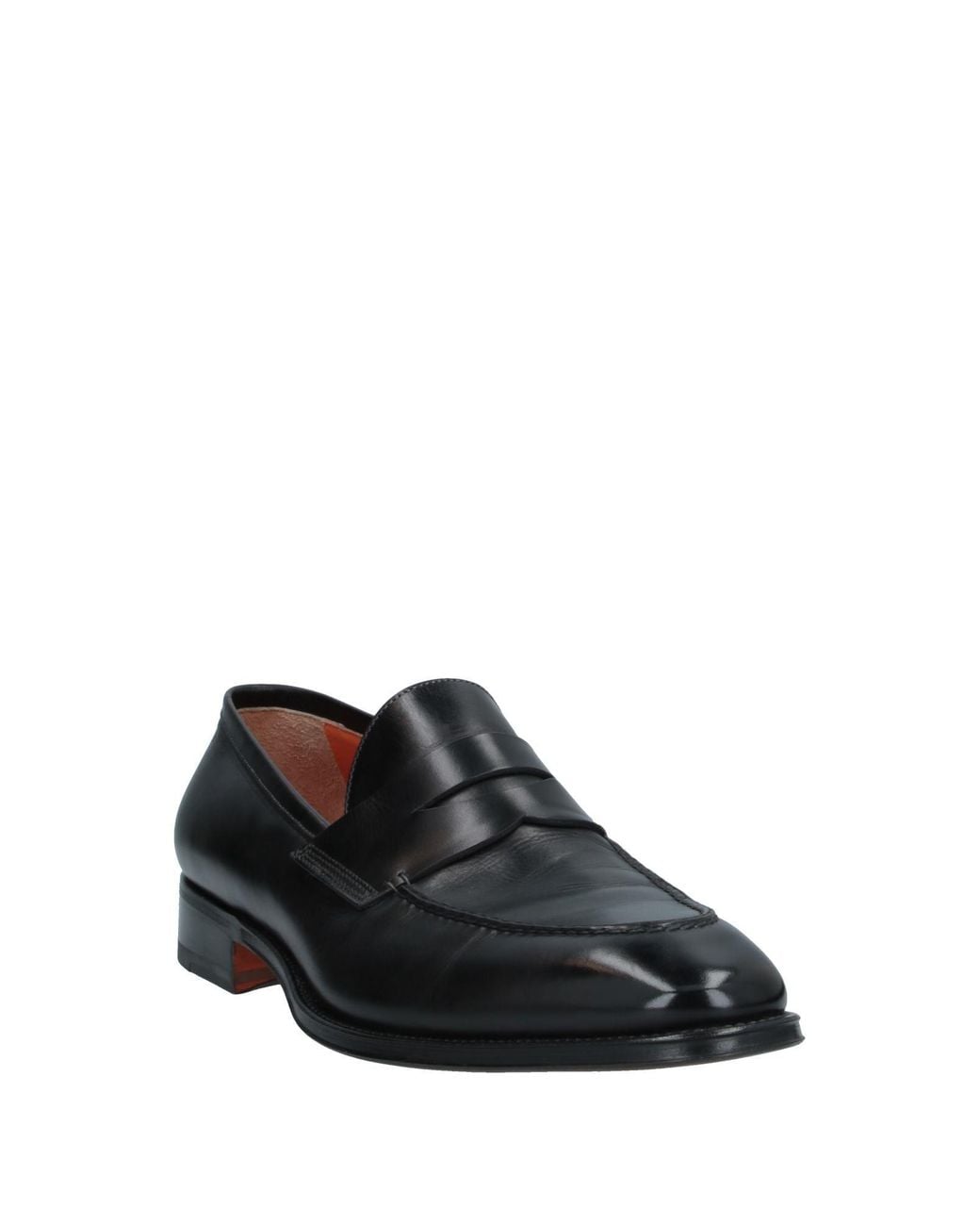 Santoni Black Loafer for men