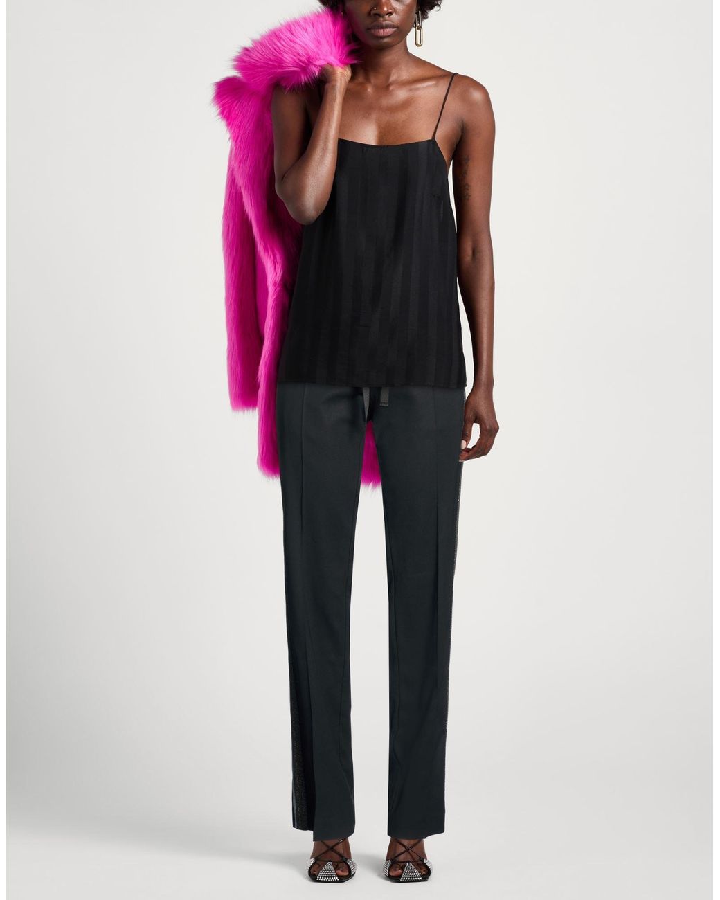 Zadig & Voltaire Blue Pants Acetate, Viscose, Elastane