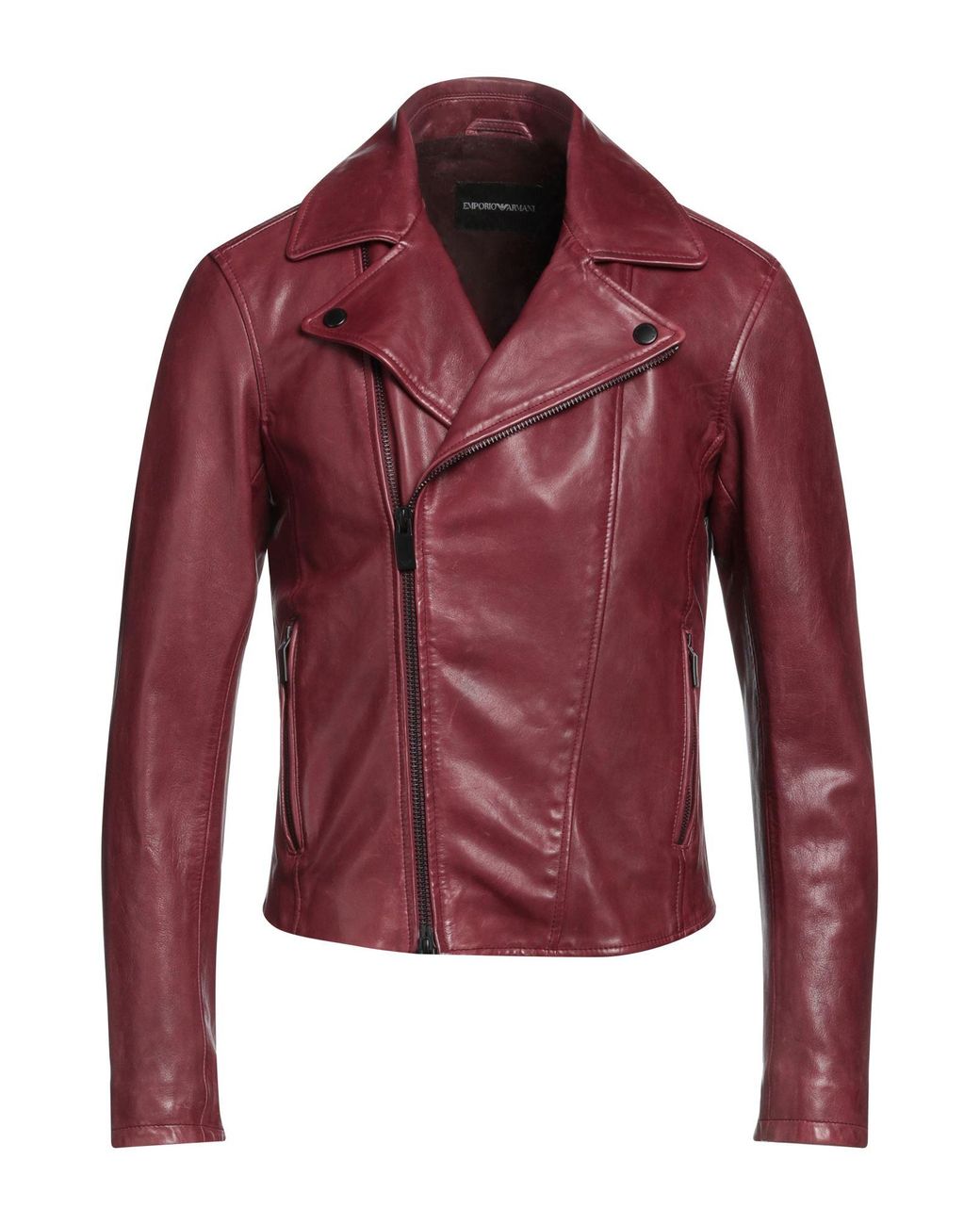 emporio armani jacket red