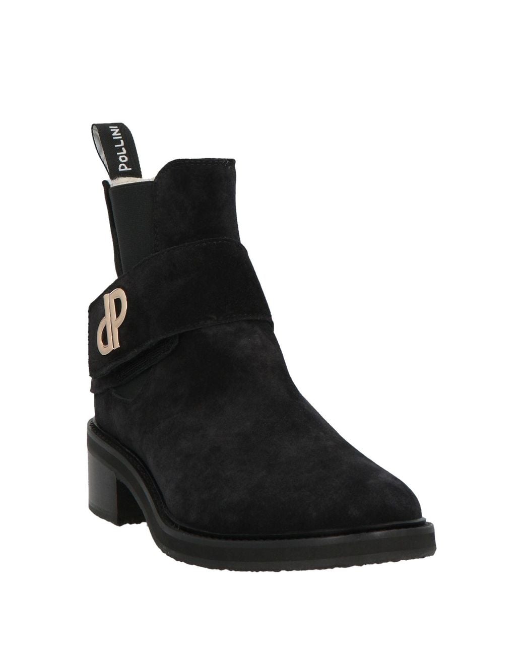 Pollini Black Ankle Boots