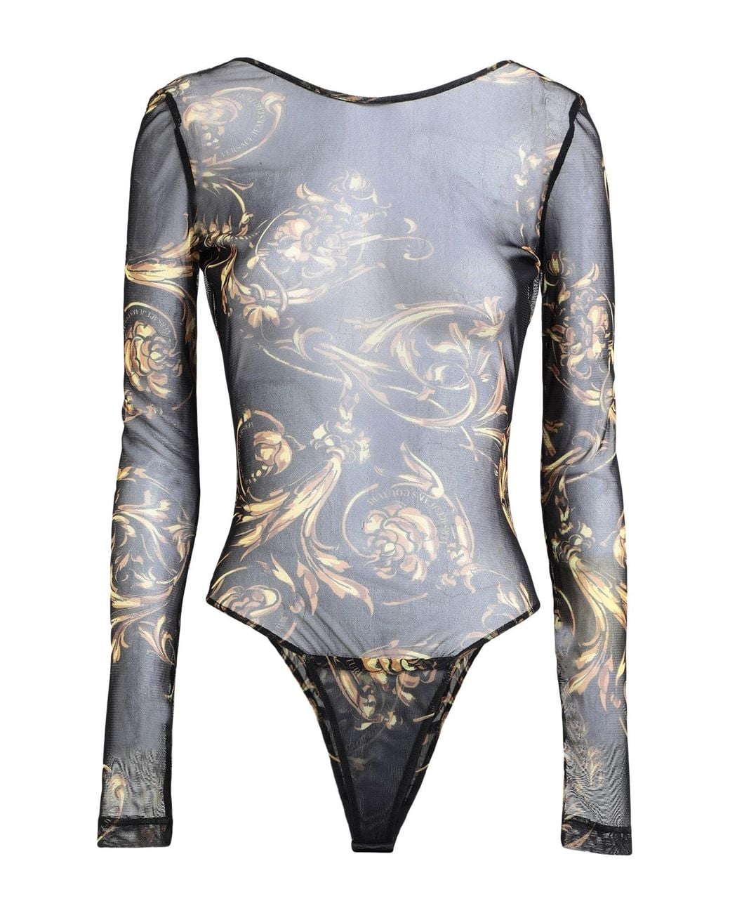 Versace Jeans Couture Blue Bodysuit Polyester