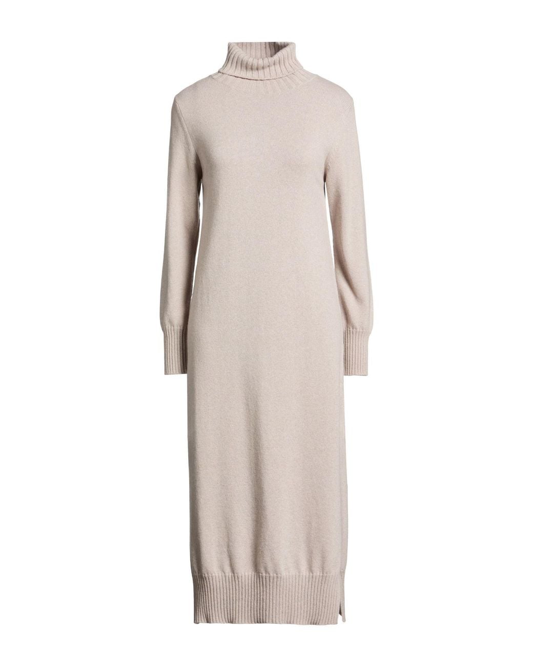 Lamberto Losani Natural Midi Dresses