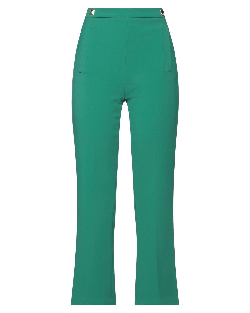 Elisabetta Franchi Green Trouser