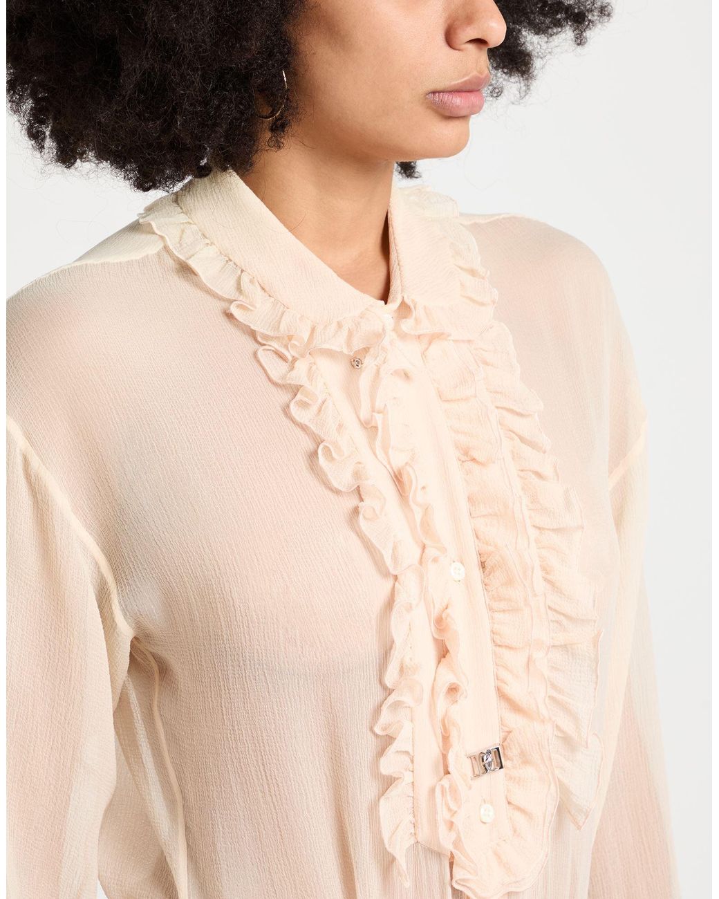 DSquared² Natural Shirt Silk