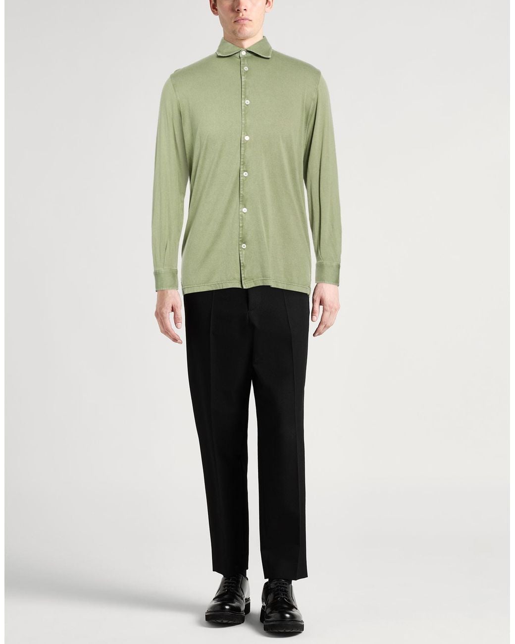 Fedeli Green Shirt for men