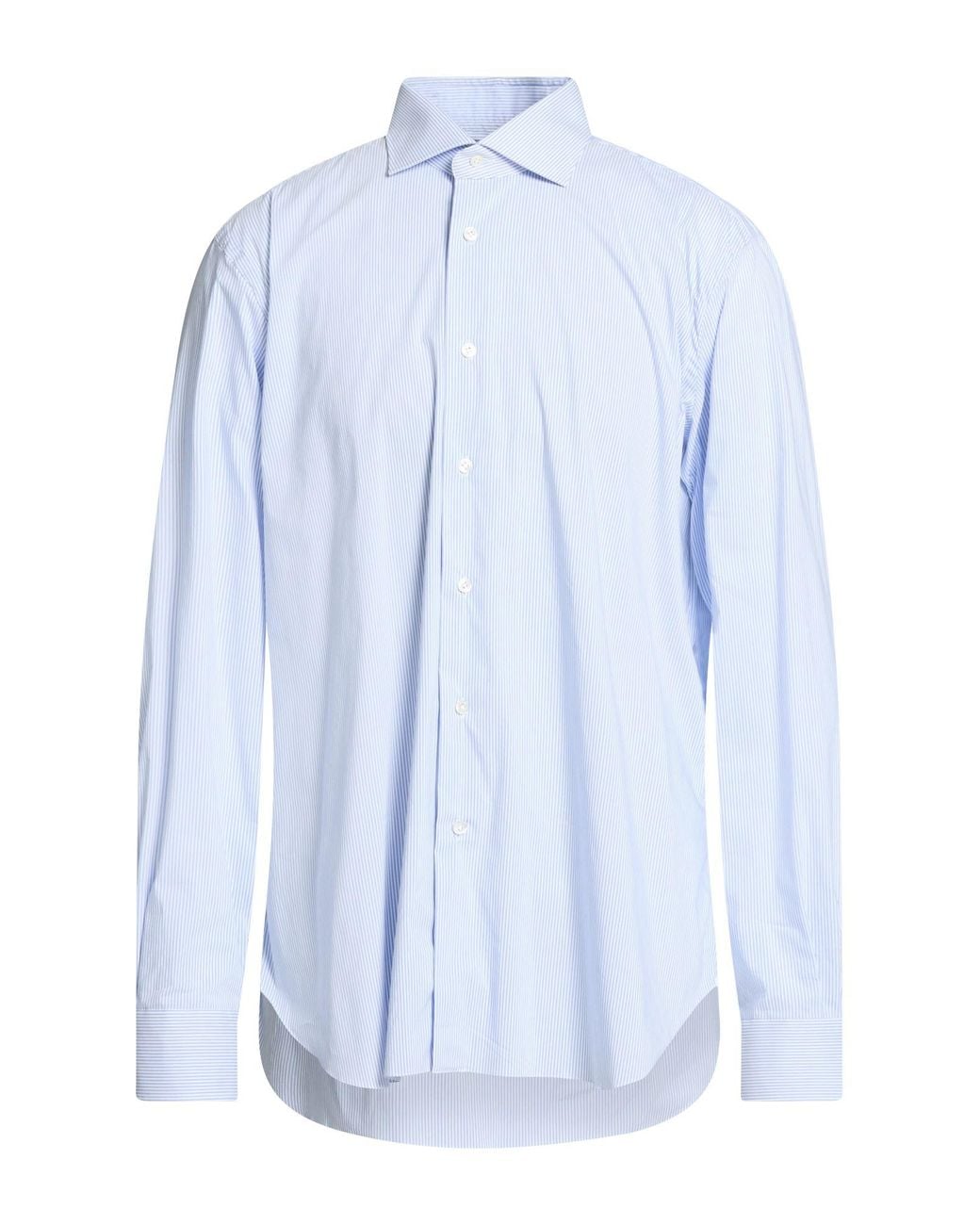 Buonamassa Blue Shirt Cotton, Polyamide, Elastane for men