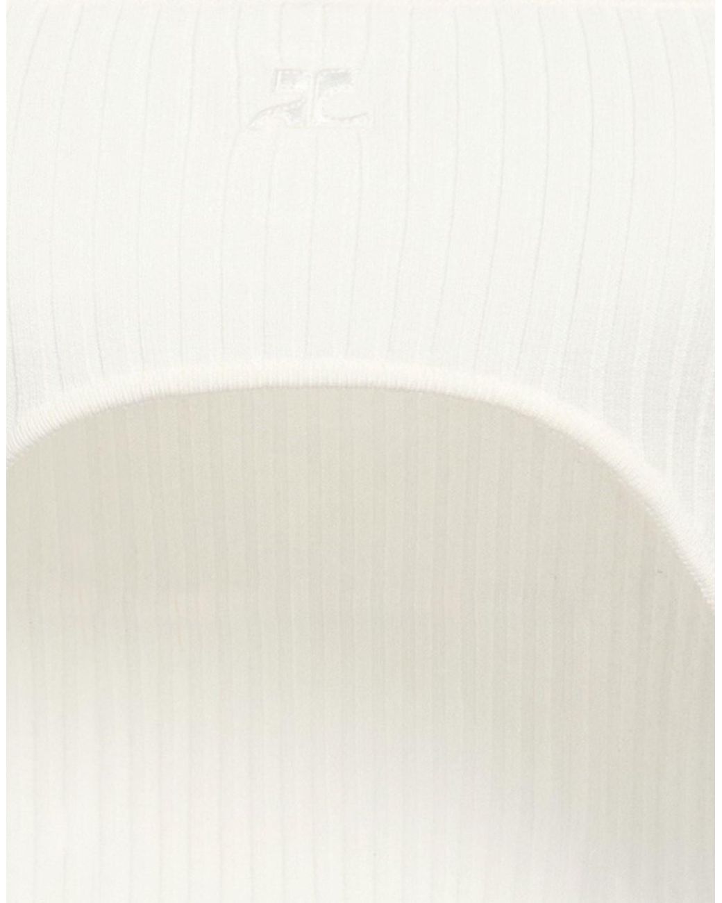 Courreges White Top Viscose, Polyester