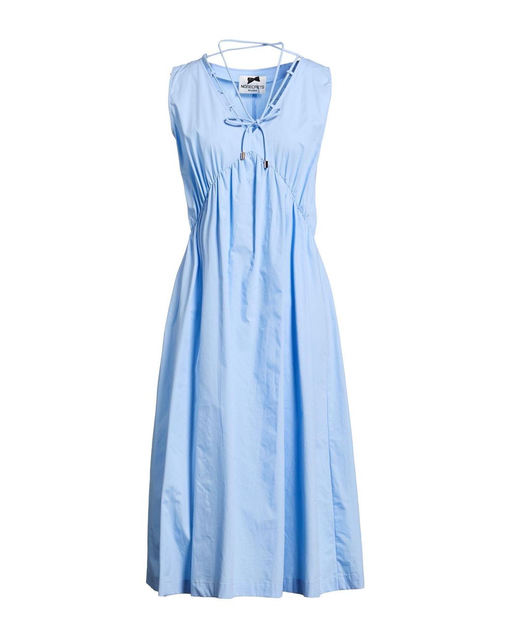 No Secrets Blue Midi Dresses