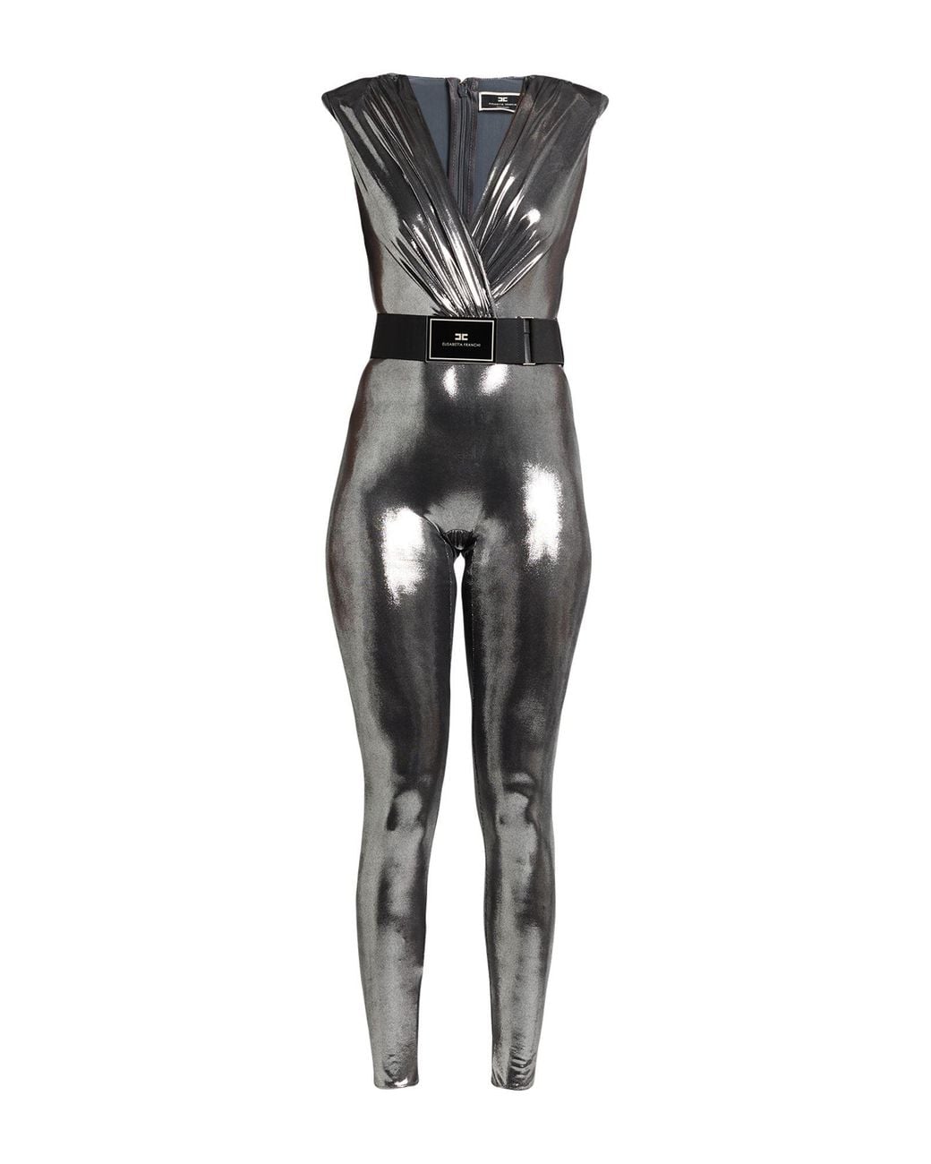 Elisabetta Franchi Black Jumpsuits