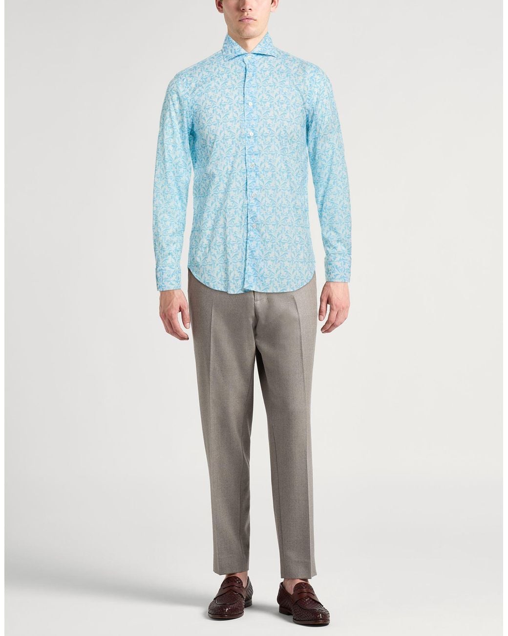 Fedeli Blue Shirts for men