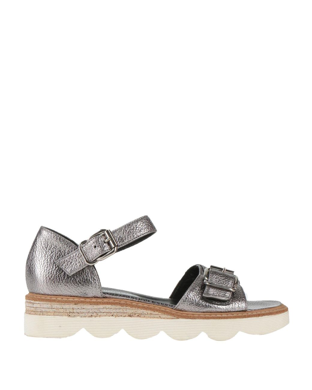 Laura Bellariva Metallic Sandals Leather