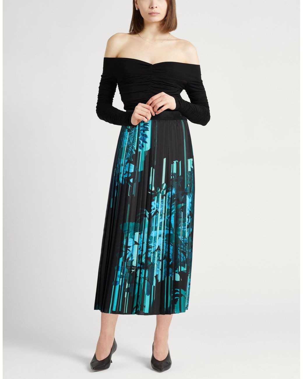 Agnona Blue Midi Skirts