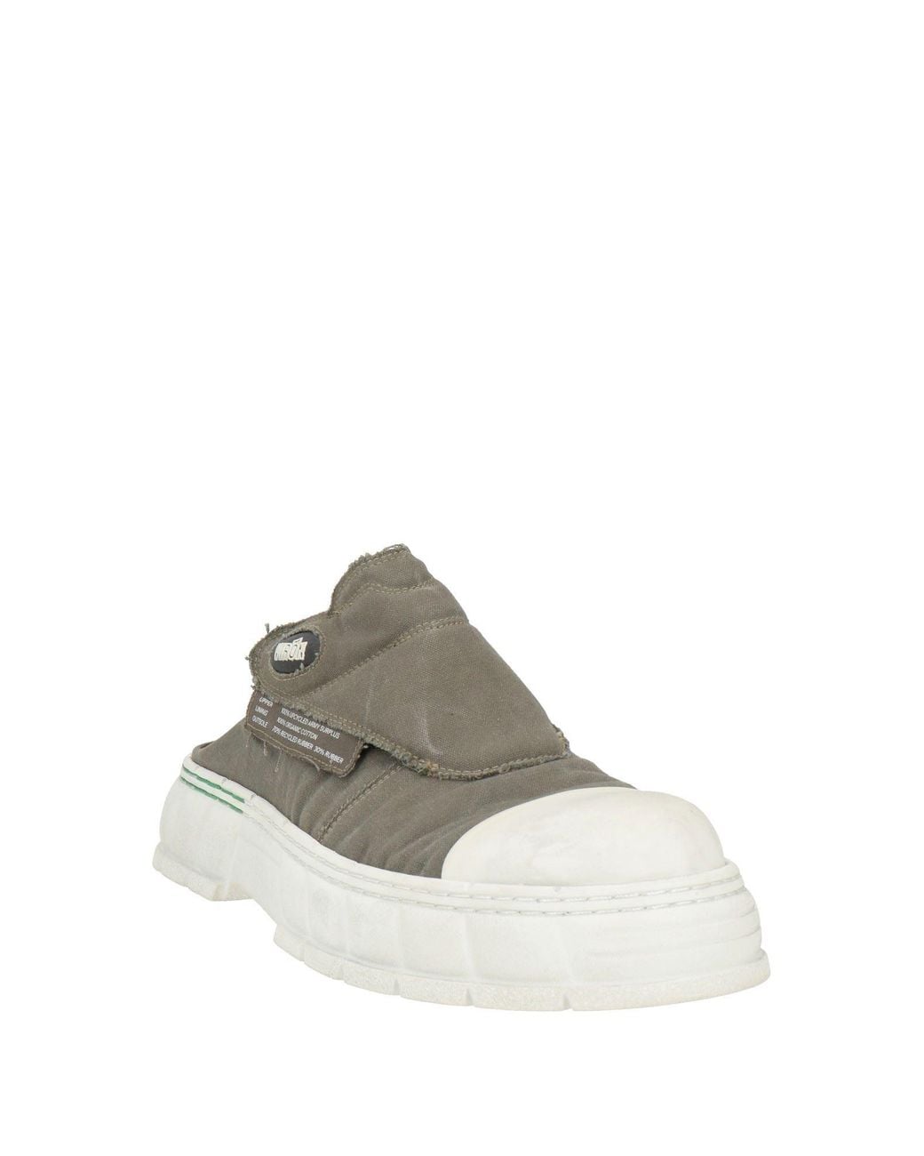 Viron Green Military Sneakers Textile Fibers for men