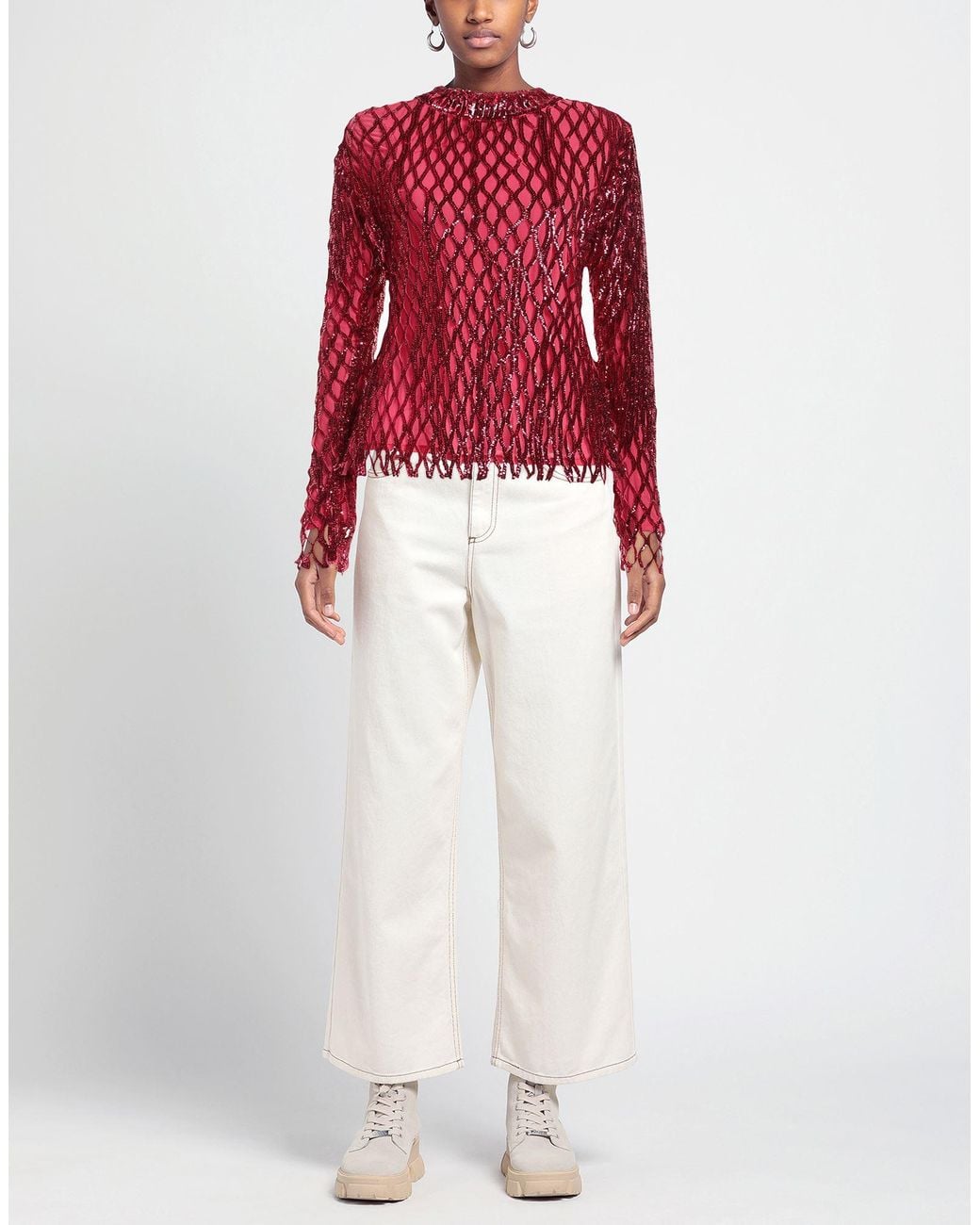 MSGM Red T-shirts