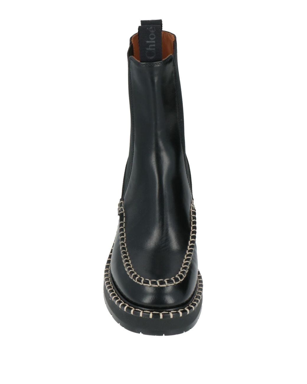 Chloé Black Ankle Boots Leather