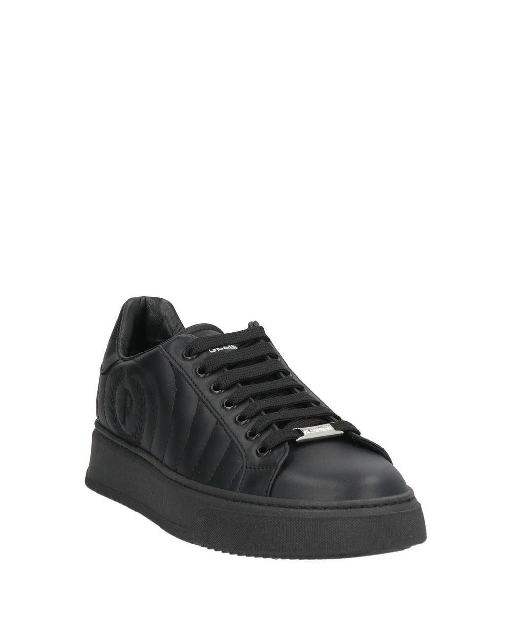 Pollini Black Sneakers Leather