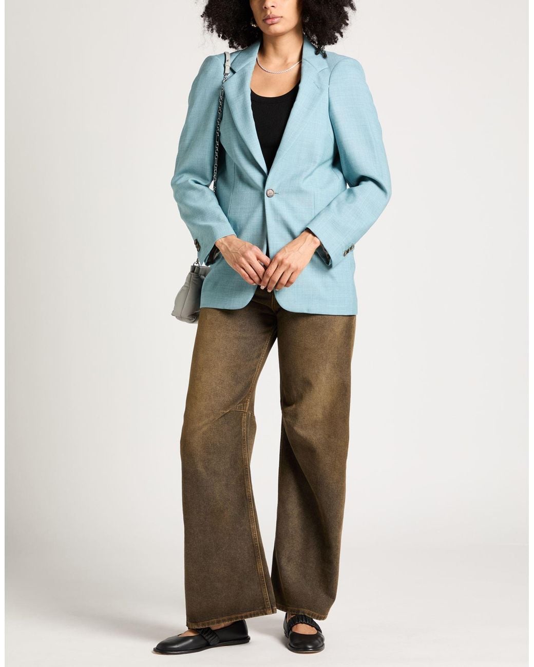 Maison Margiela Blue Blazer Virgin Wool