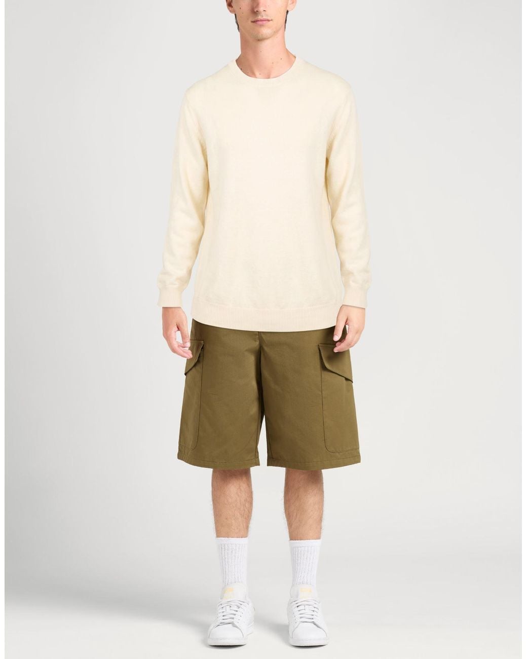 Alpha Studio White Sweaters for men