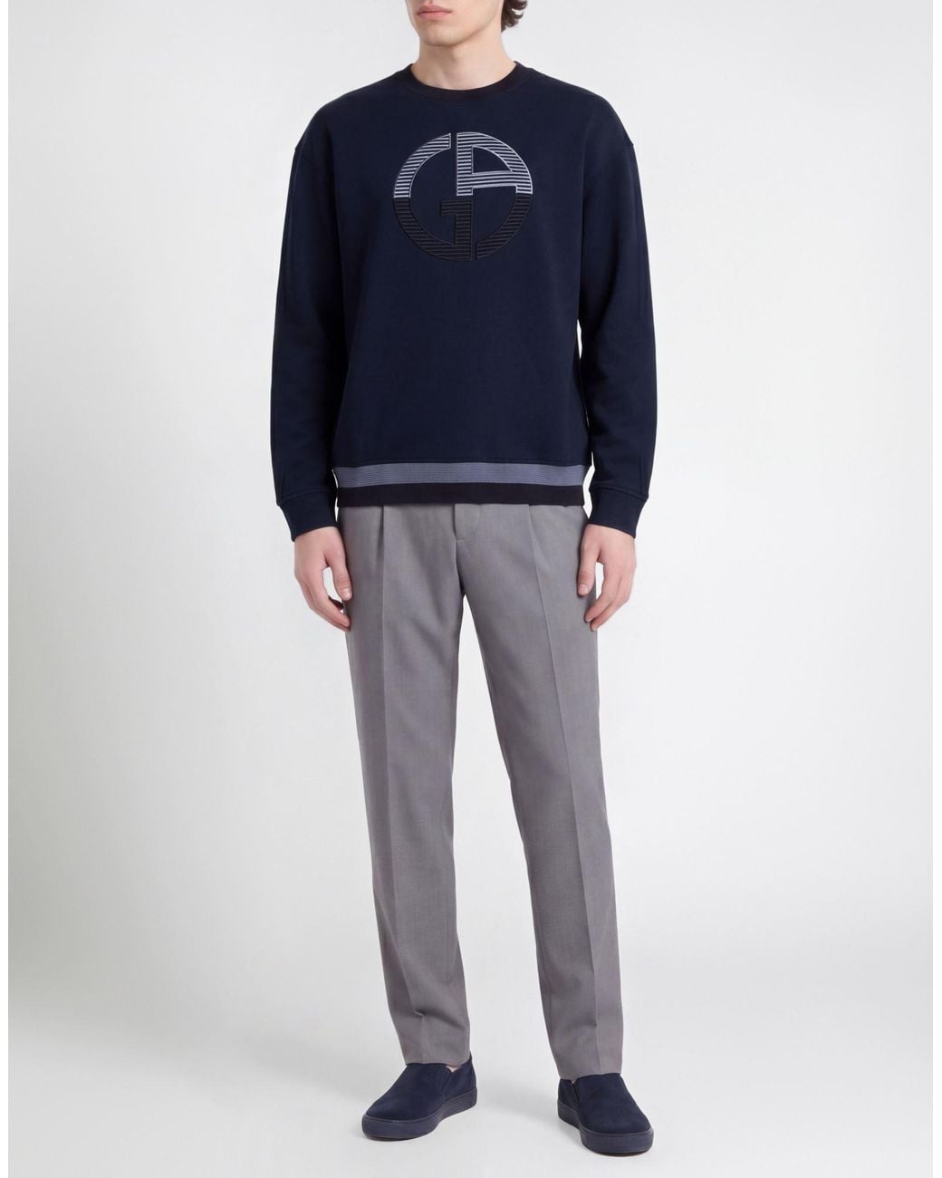 Giorgio Armani Blue Sweatshirts for men