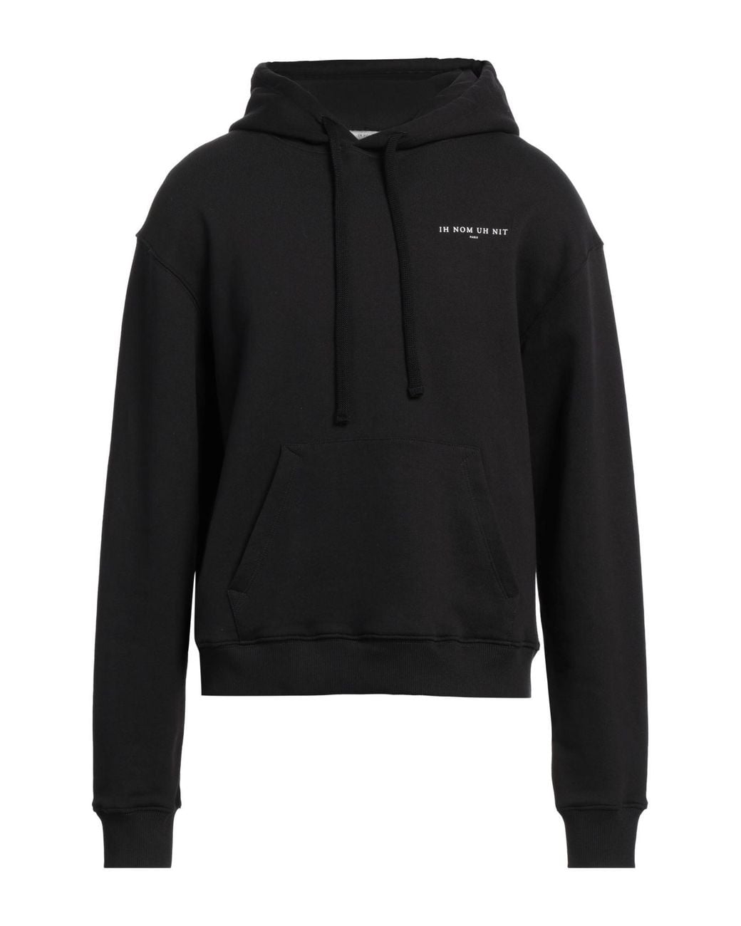 Ih Nom Uh Nit Black Sweatshirt Cotton, Elastane for men