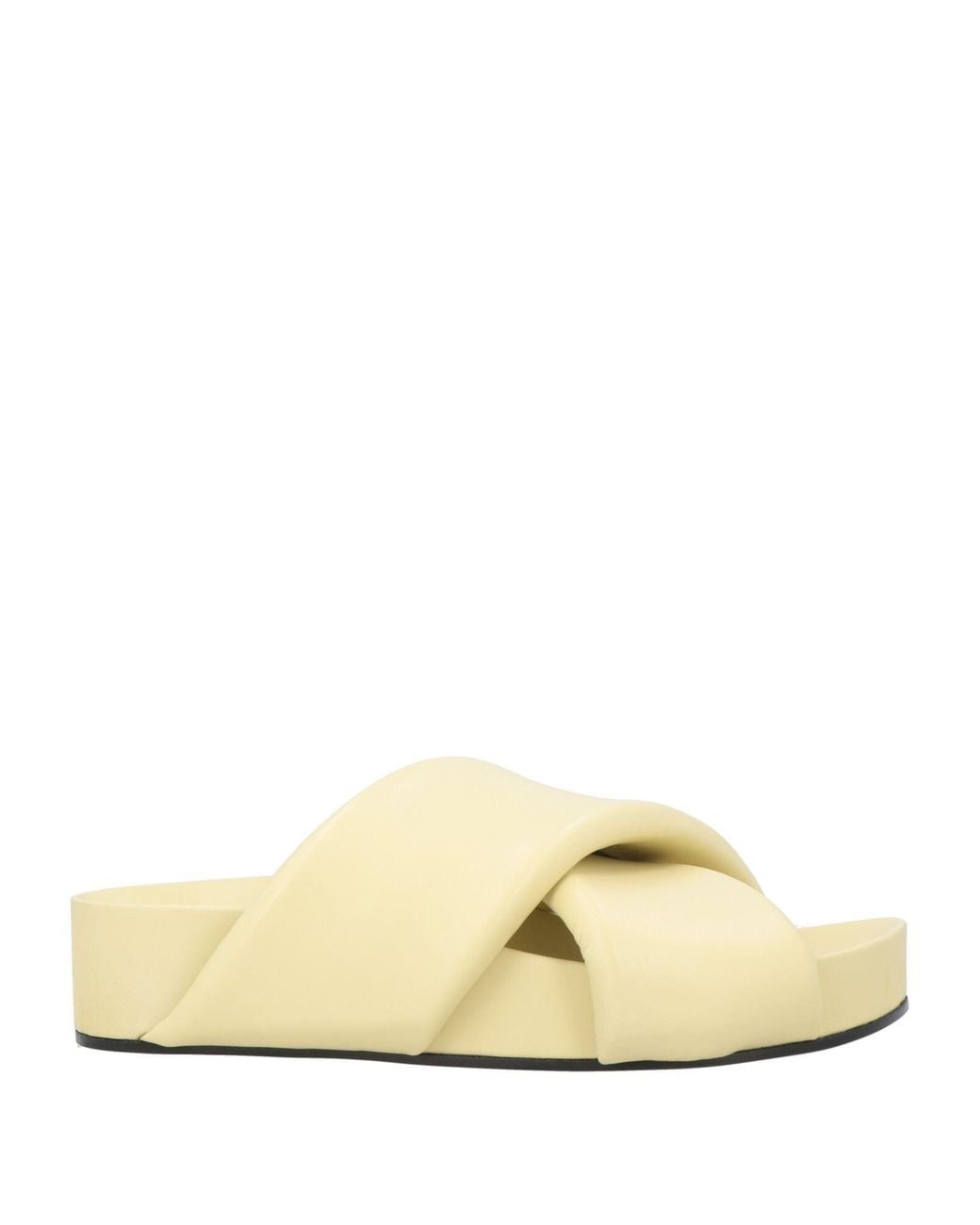 Jil Sander Natural Sandals Leather
