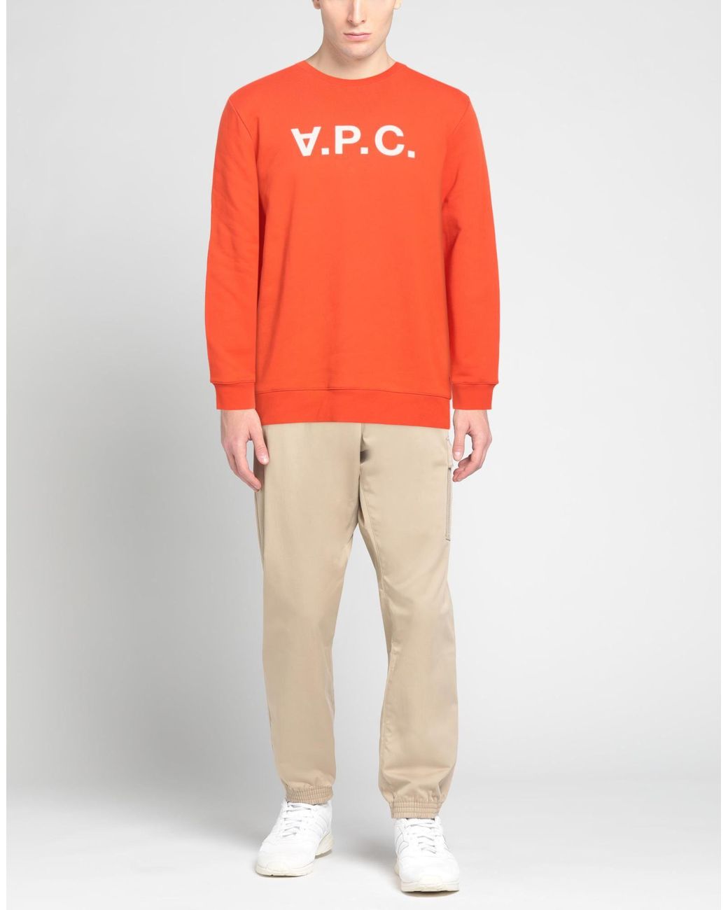 A.P.C. Orange Sweatshirt for men