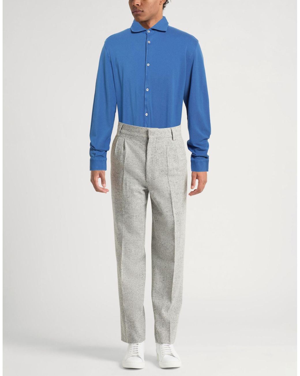 Fedeli Blue Shirt for men