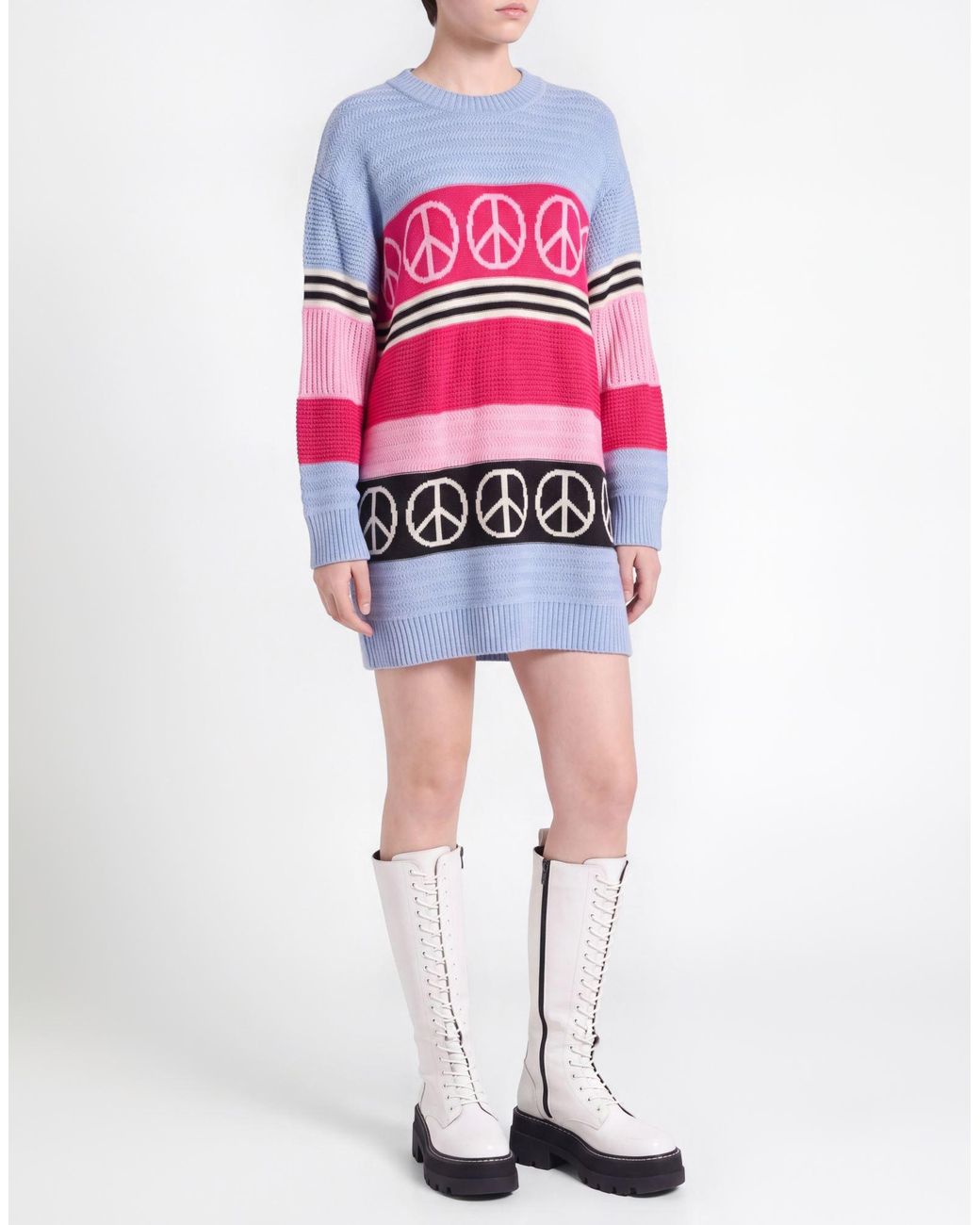 P.A.R.O.S.H. White Sweater Acrylic, Wool
