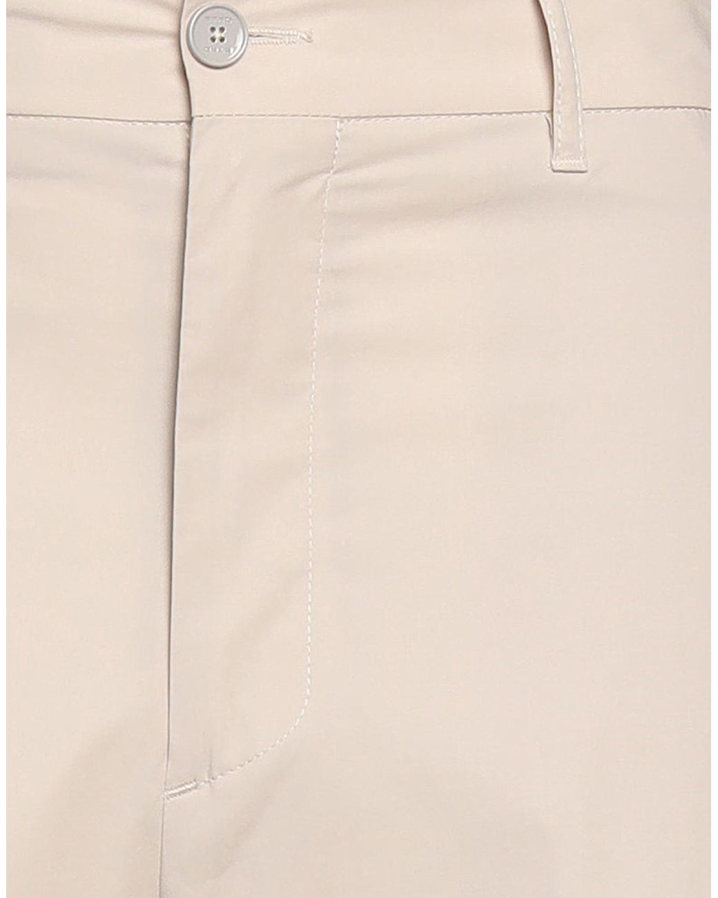 Etro Natural Pants Cotton, Elastane for men