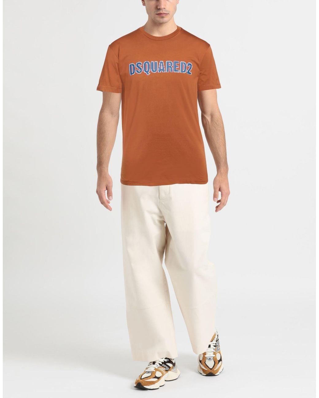 DSquared² Orange T-shirt for men