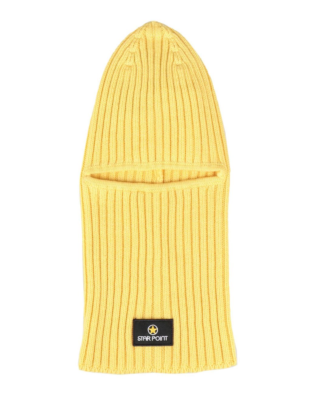 Star Point Yellow Hat Virgin Wool for men