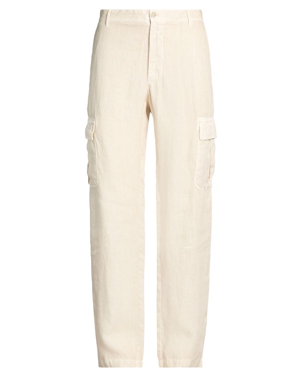 120% Lino Natural Pants for men